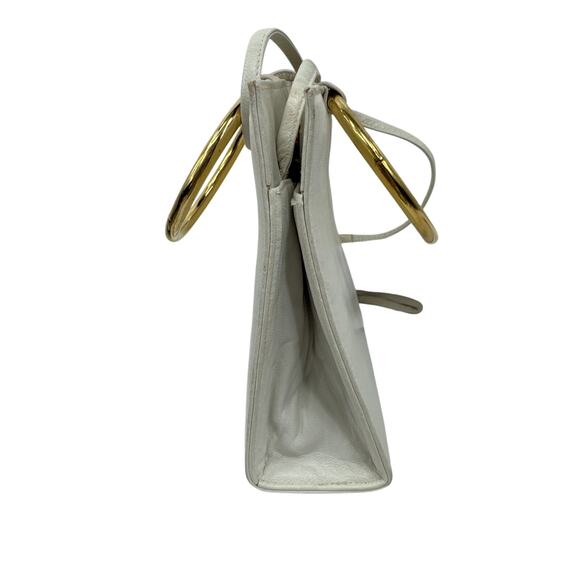 Saks Fifth Avenue Small Crossbody Bag, White - Picture 9 of 14